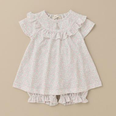 花柄Ptベビースーツ【日本製】