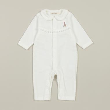 水玉ベロアカバーオール【日本製】