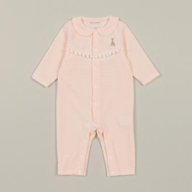 水玉ベロアカバーオール【日本製】