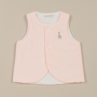 水玉ベロアベスト【日本製】