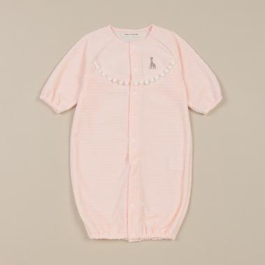 水玉ベロア2WAYオール【日本製】