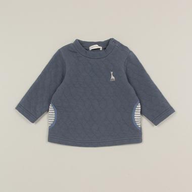 キルト長袖トレーナー【日本製】