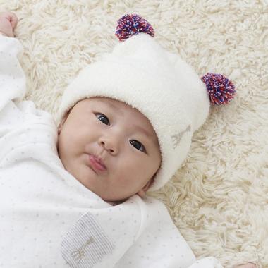 マシュマロボンボンキャップ【日本製】