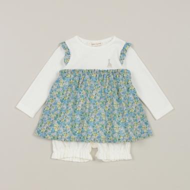 小花柄ベビースーツⅡ【日本製】