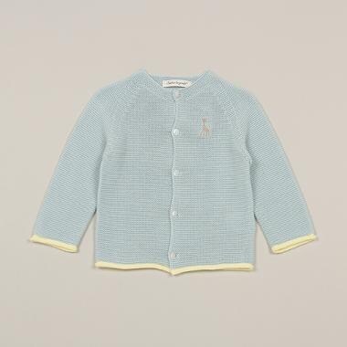 ガーター編みカーディガン【日本製】