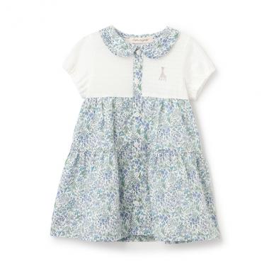 小花柄ワンピース