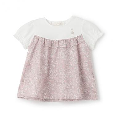 小花柄チュニック【日本製】