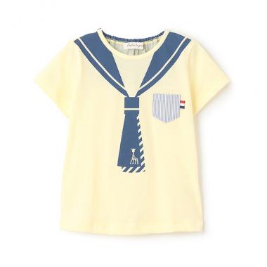 セーラープリント半袖Tシャツ【日本製】