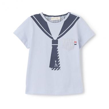 セーラープリント半袖Tシャツ【日本製】