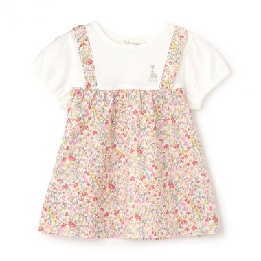 ボタニカル柄チュニック【日本製】