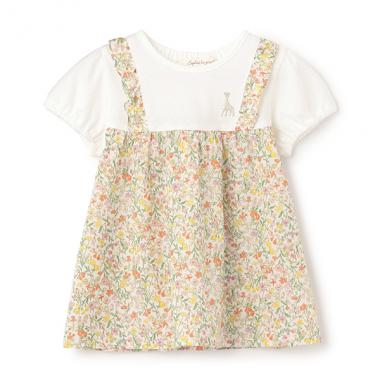 ボタニカル柄チュニック【日本製】