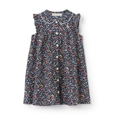 ボタニカル柄ワンピース【日本製】