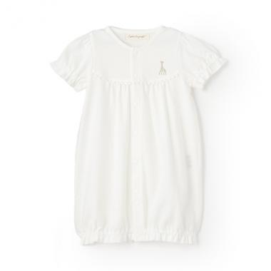 レース半袖2WAYオール【日本製】