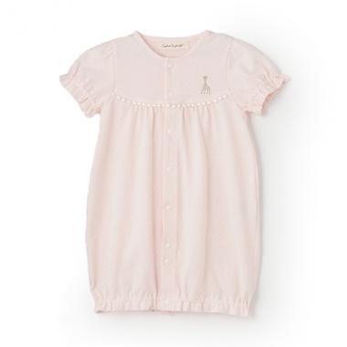 レース半袖2WAYオール【日本製】