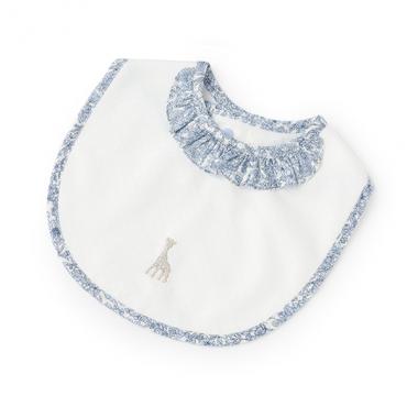 小花柄フリルスタイ【日本製】