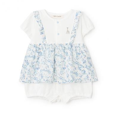 花柄ショートオール【日本製】