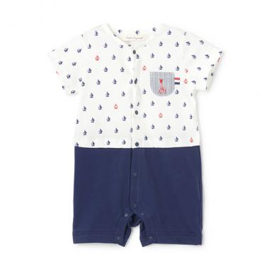 ヨットプリントショートオール【日本製】