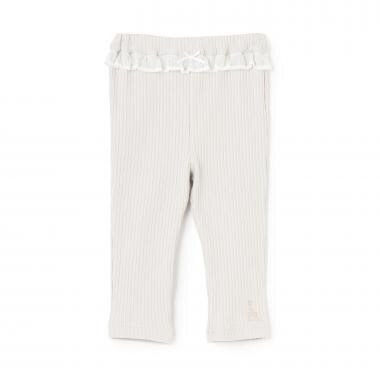 9分丈プリーツフライスレギンス【日本製】