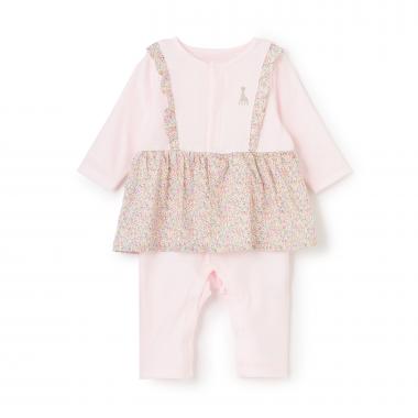 花柄カバーオール【日本製】