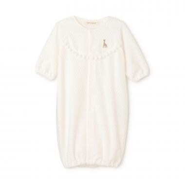 水玉ベロア2WAYオール【日本製】