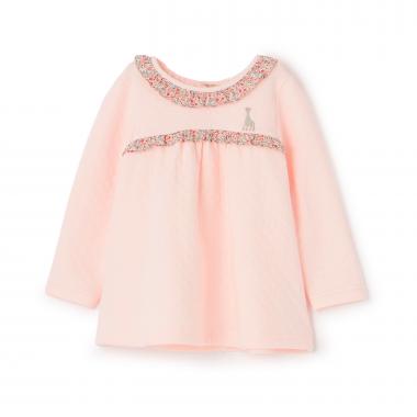 小花柄チュニック【日本製】