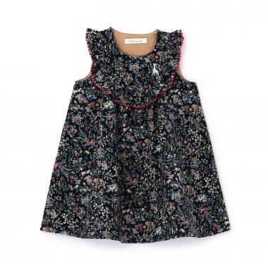 花柄ジャンパースカート【日本製】