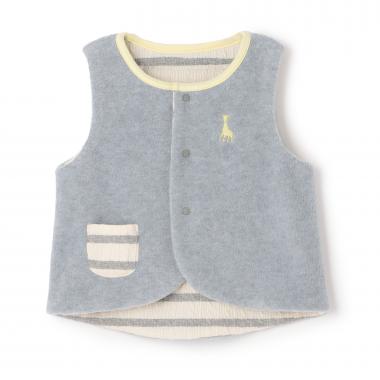 フリースリバーシブルベスト【日本製】