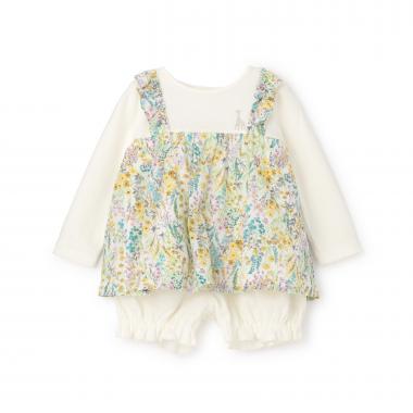 花柄ベビースーツ【日本製】