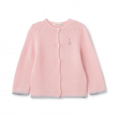 ガーター編みカーディガン【日本製】