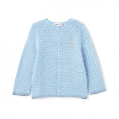 ガーター編みカーディガン【日本製】