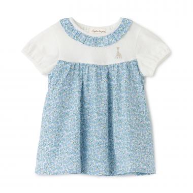 花柄半袖チュニック【日本製】