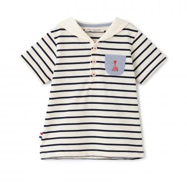 セーラーボーダー半袖Tシャツ【日本製】