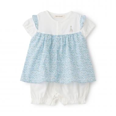 花柄ショートオール【日本製】