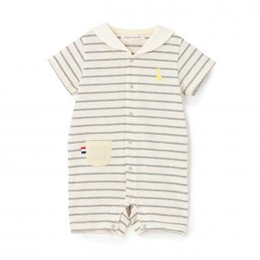 セーラーボーダーショートオール【日本製】