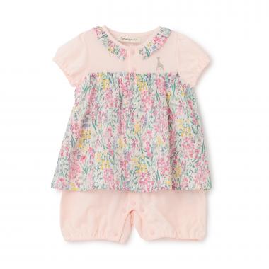 リップル花柄ショートオール