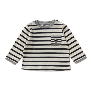 【KISETTE】 ボーダー長袖TEE【日本製】