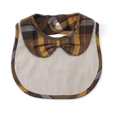 【KISETTE】 チェックフリルスタイ【日本製】