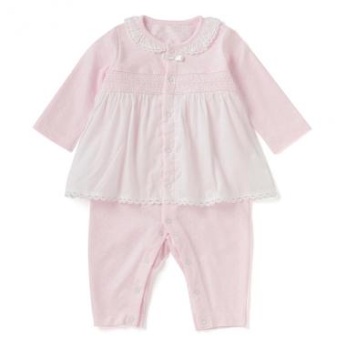 【KISETTE】 スモッキングカバーオール【日本製】