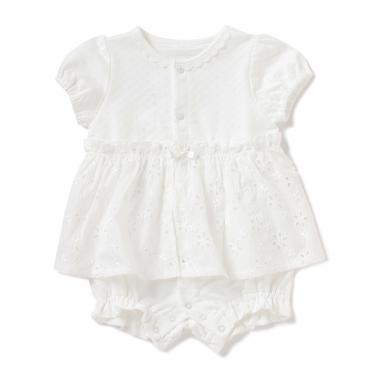 【KISETTE】 スカート付ロンパース【日本製】