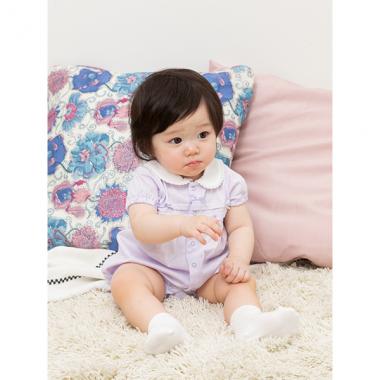 【KISETTE】 リボンショートオール【日本製】