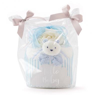 【KISETTE】 ダイパーケーキマスコットタオル1段【日本製】