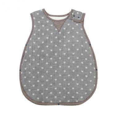 【KISETTE】星柄ガーゼスリーパー【日本製】