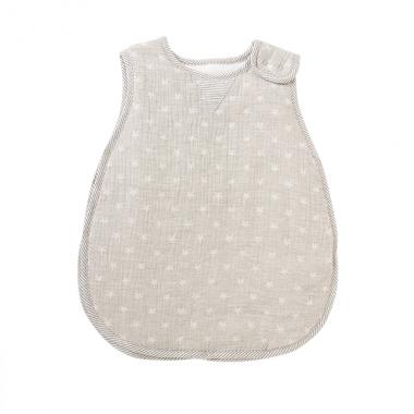 【KISETTE】星柄ガーゼスリーパー【日本製】