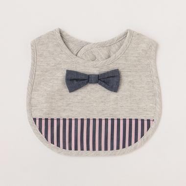 【KISETTE】ケーブル天竺切替スタイ【日本製】