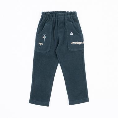 電車モチーフニットコールパンツ（80～90）