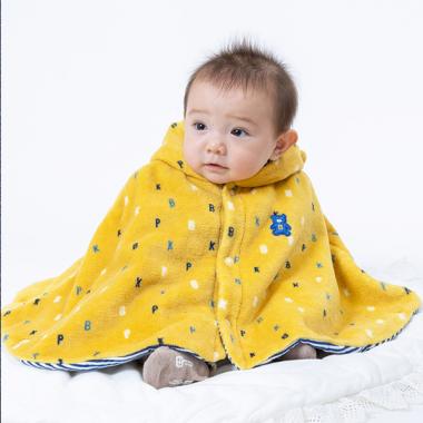 ロゴプリントボアフリースマント(Free)