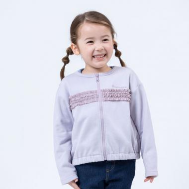 裏毛ジップアップジャケット(120~160)