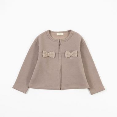 裏シャギー ジップアップジャケット(120~160)