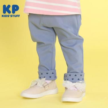 ストレッチストレッチ裾ロールアップパンツ(80～90)