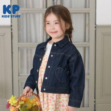 KP ハートポケットデニムジャケット(110～160)